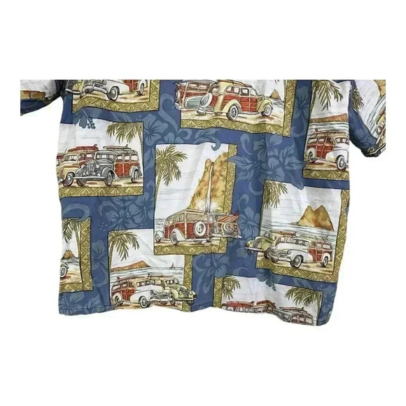 MATT RIDER HAWAIIAN SHIRT MEN'S S - LAGUNA BEACH, CALIFORNIA - MADE IN USA Cars - Picture 7 of 13